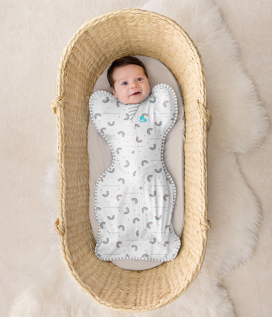 Swaddle Up Starter Bundle | 1.0 TOG | White Rainbow Dream | Olive Moon | Oat