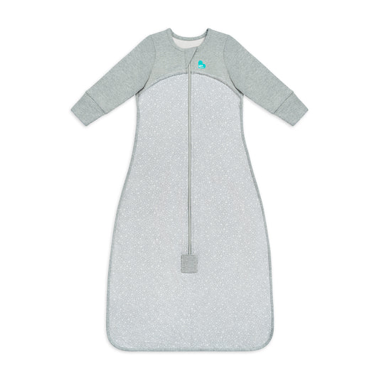 Sleep Bag Long Sleeve 1.0 TOG Cotton Gray Stardust