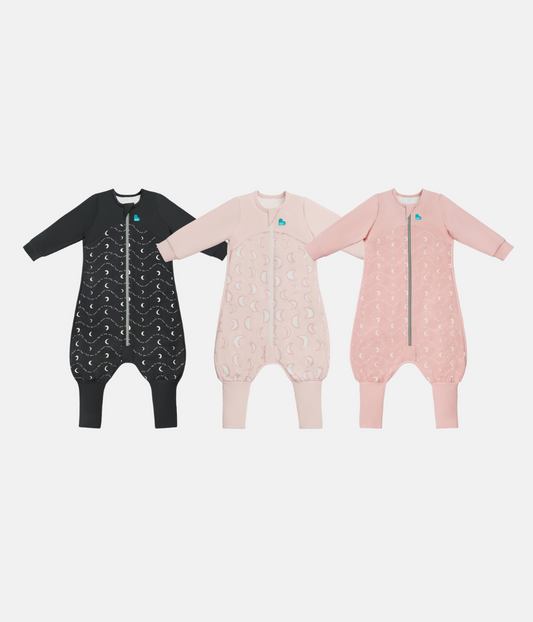 Sleep Suit Bundle 1.0 | 1.5 TOG Charcoal Moon Dusty Pink Eclipse Dusty Pink Moon