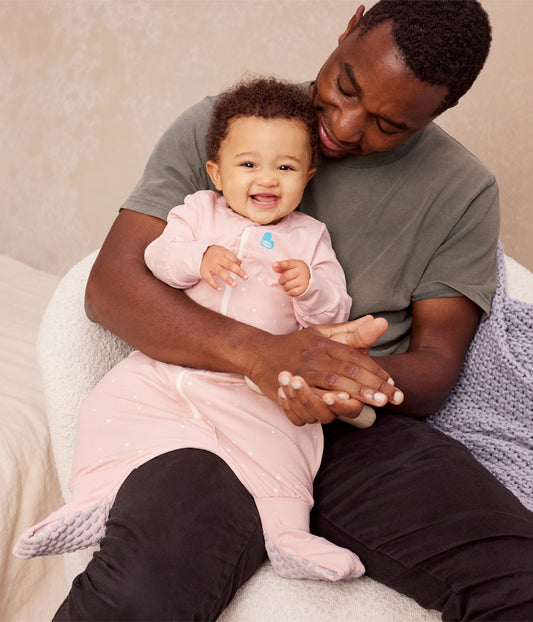 Sleep Suit Sleep Machine Bundle | 1.0 | 1.5 TOG | Powder Pink Twinkle | Oatmeal Twigs