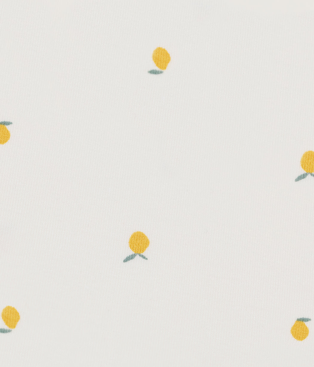 Bodysuit Sleeveless Snug Fit Viscose from Bamboo Cream Lemons