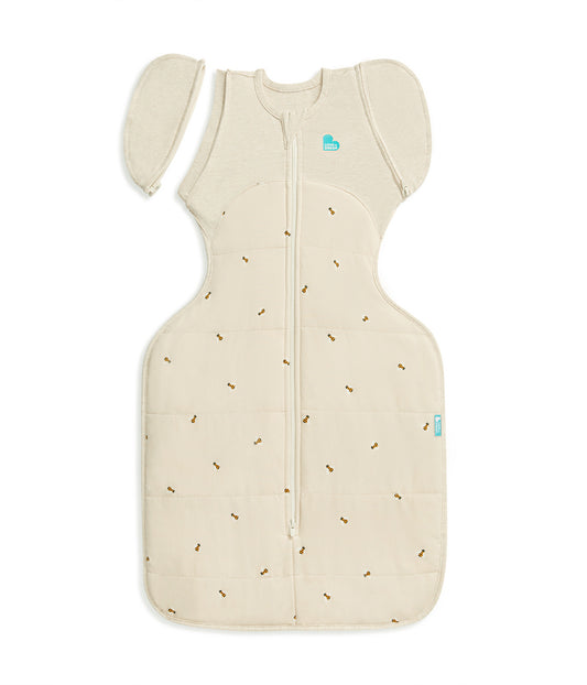 Swaddle Up™ Transition Bag 2.5 TOG Cotton Oatmeal Bees