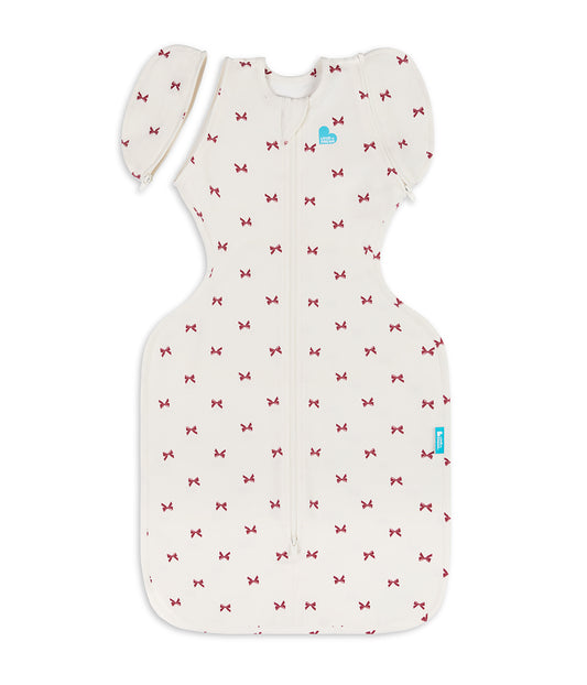 Swaddle Up™ Transition Bag 1.0 TOG Cotton Cream Bows