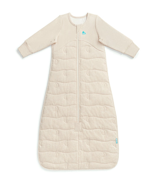 Sleep Bag Long Sleeve 3.5 TOG Cotton Oatmeal Moon Quilting
