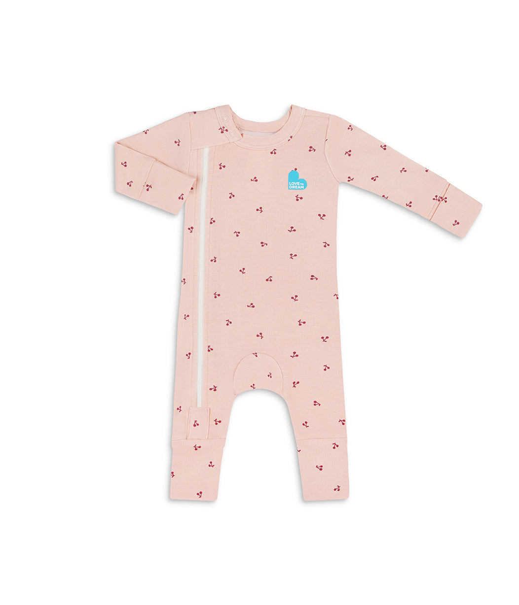 Romper Snug Fit Viscose from Bamboo Blush Cherries