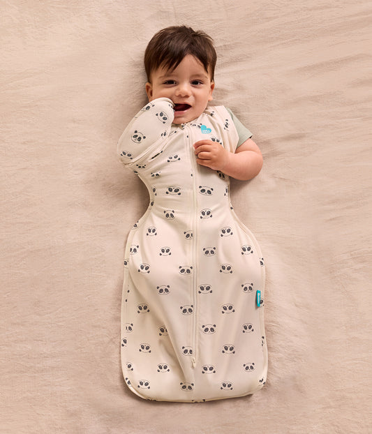 Swaddle Up™ Transition Bag 1.0 TOG Cotton Cream Sleepy Pandas