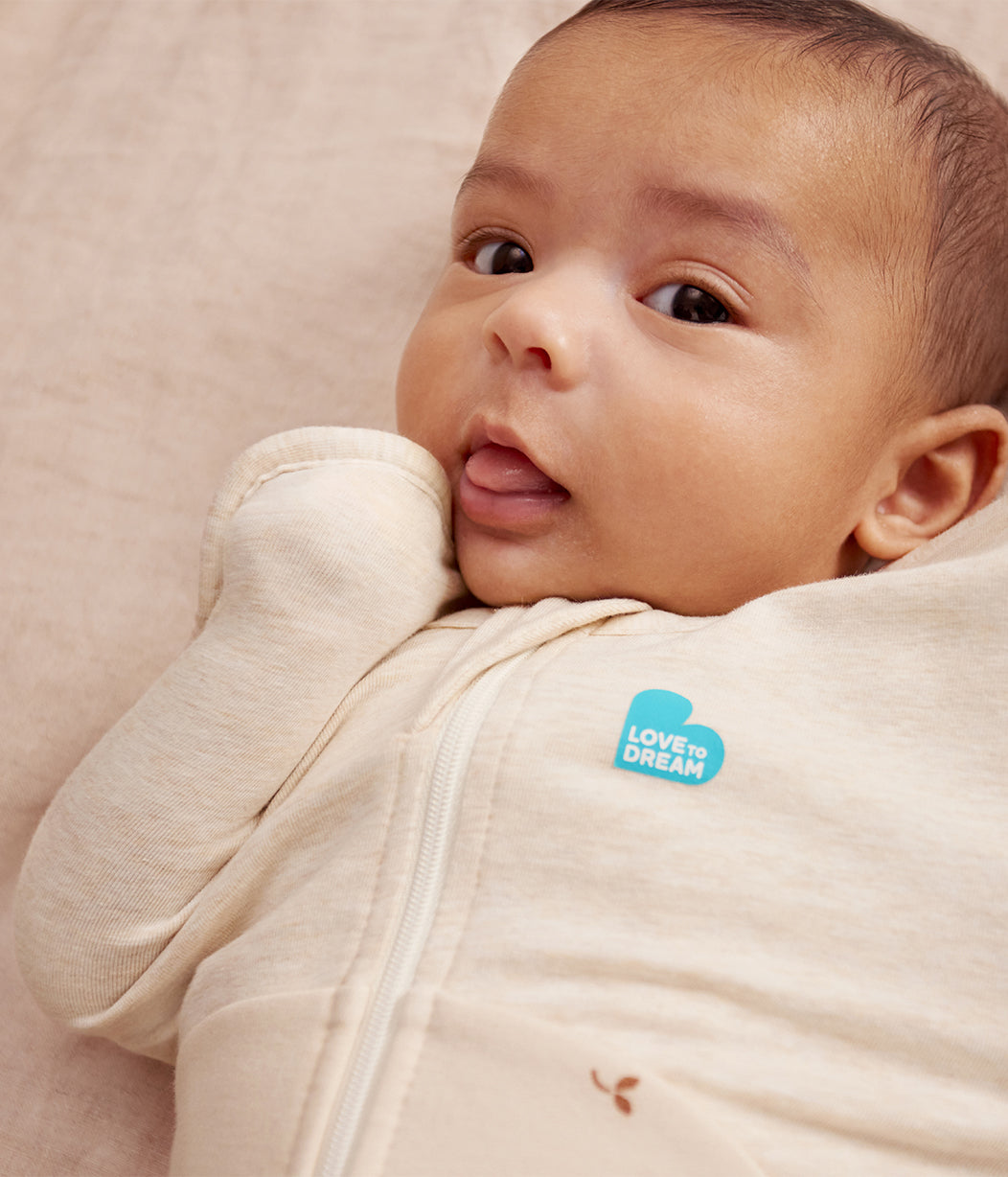 Swaddle Up™ 1.5 TOG Cotton Oatmeal Twigs
