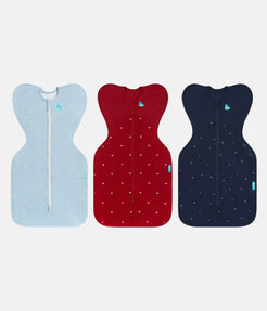 Swaddle Up Starter Bundle | 1.0 | 1.5 TOG | Blue | Maroon | Navy