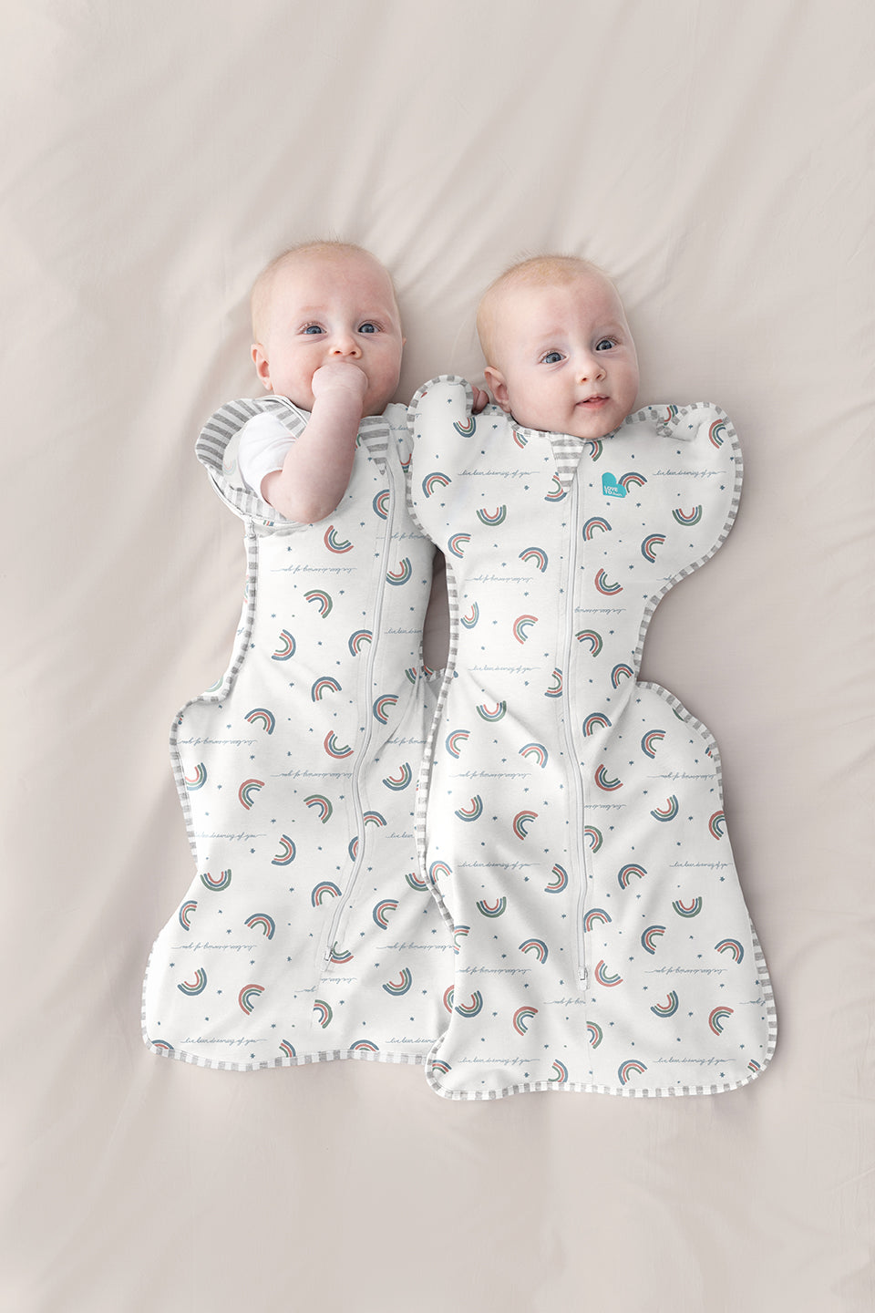 Swaddle Up™ Original 1.0 TOG Rainbow Dream White