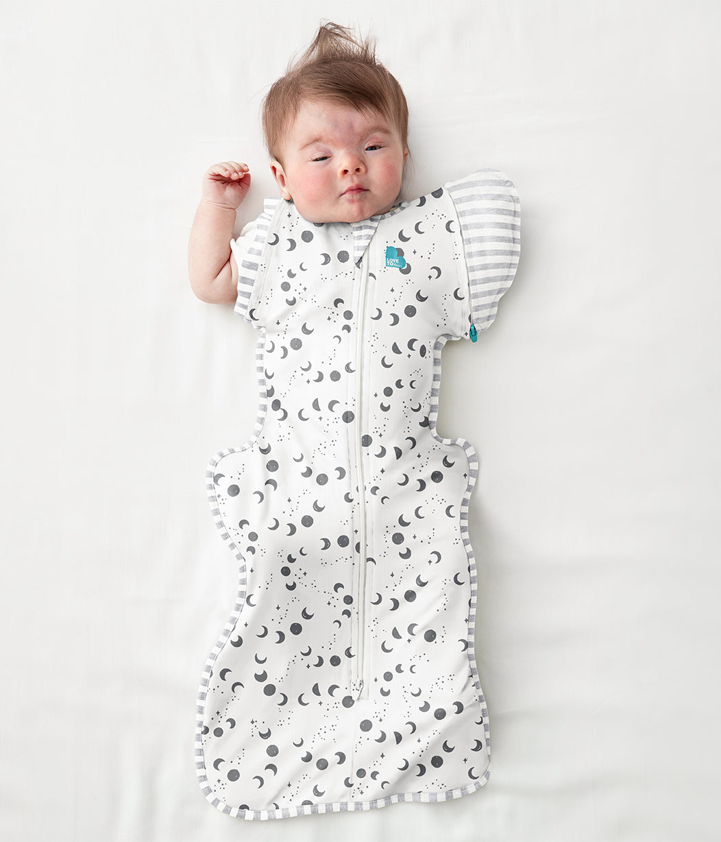 Swaddle Up™ Transition Bag 0.2 TOG (75-81°F) White Moonscape Viscose from Bamboo