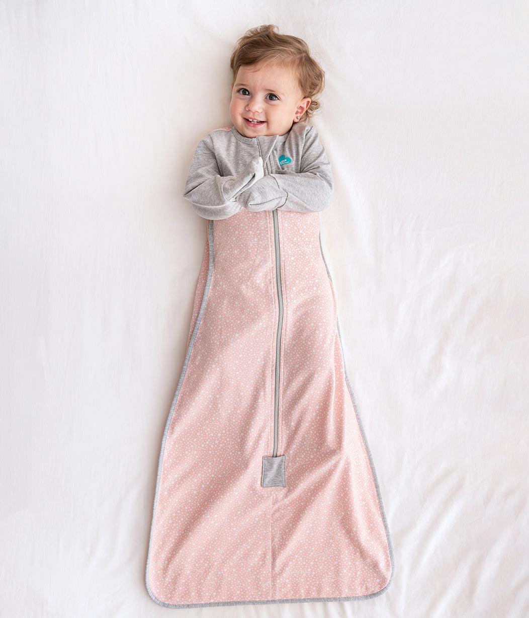 Sleep Bag Long Sleeve 1.0 TOG (68-75°F) Rose Stardust Original Cotton