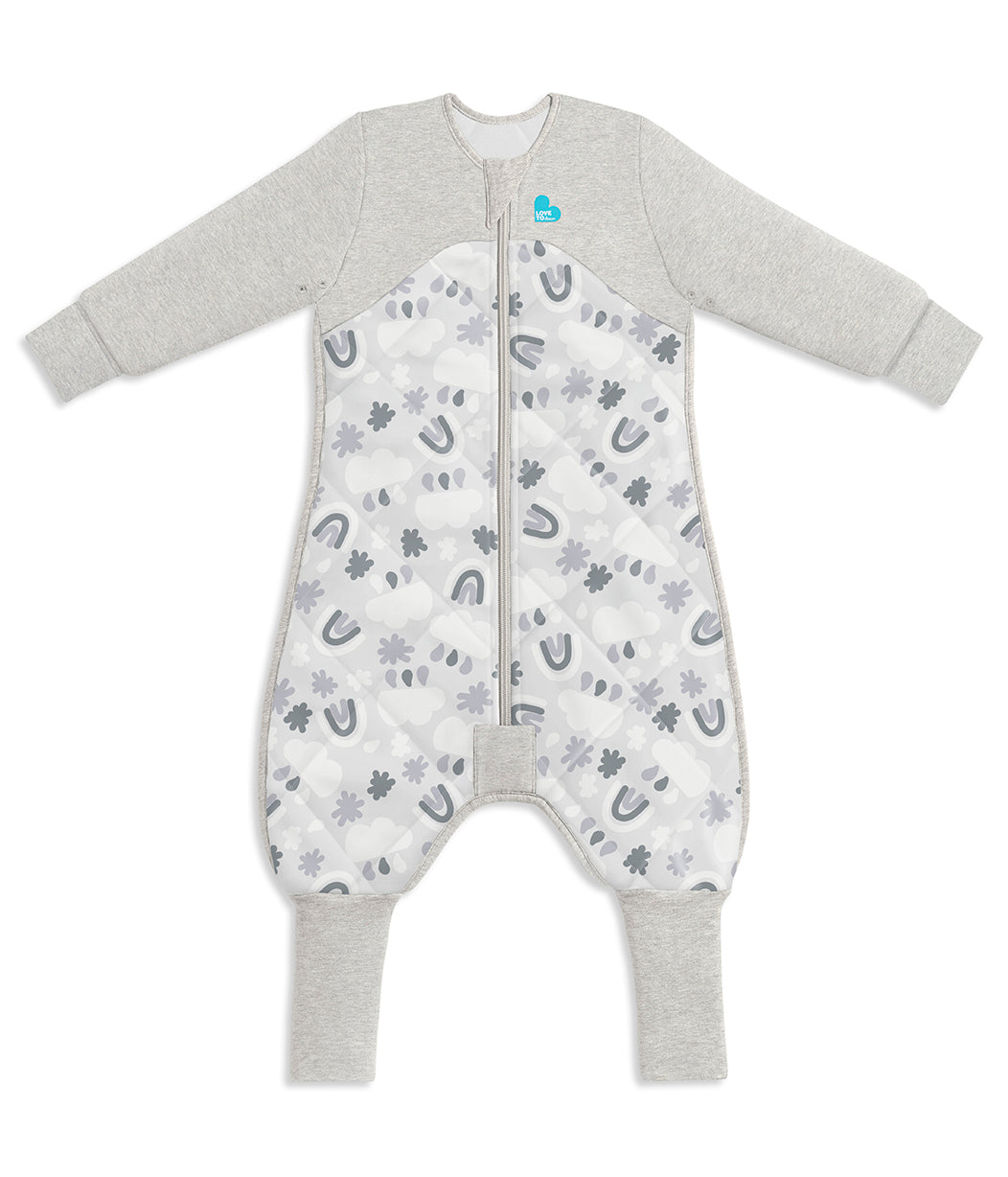 Love To Dream™ Organic Sleep Suit with Australian Merino Wool 2.5 TOG Gray Clouds