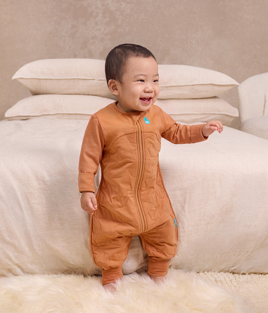 Sleep Suit Long Sleeve 2.5 TOG Quilted Cotton Hazel Starturn Quilted