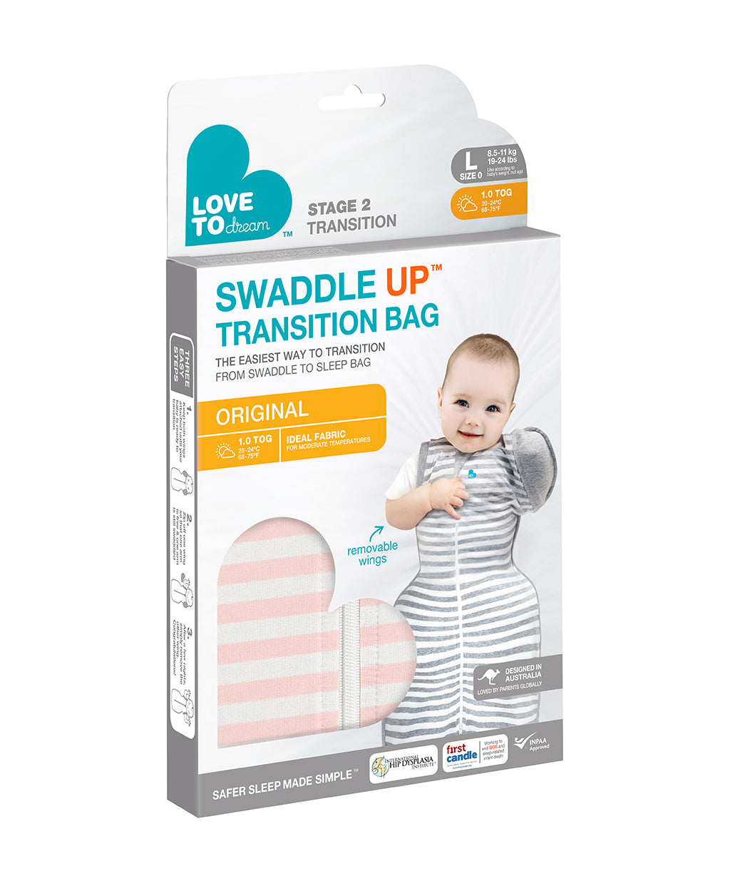 Swaddle Up™ Transition Bag Original 1.0 TOG Dusty Pink