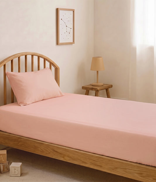 HushDry™ 2-in-1 Waterproof Twin Sheet Viscose from Bamboo Blush