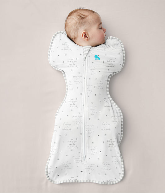 Swaddle Up™ 0.2 TOG Cotton White You Are My