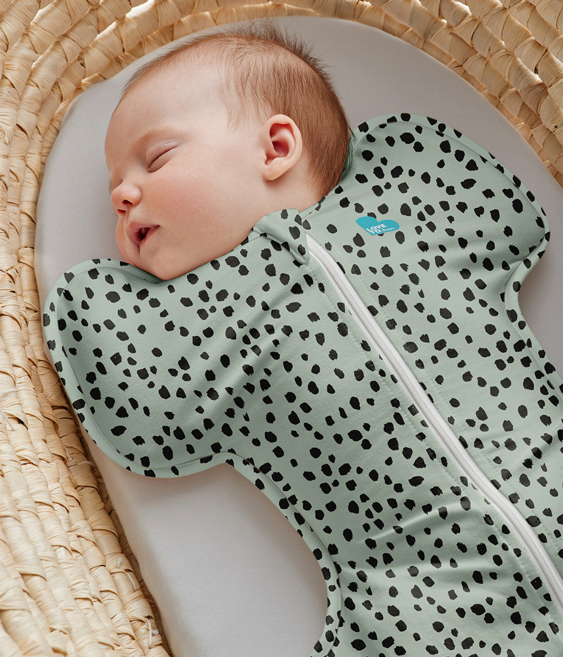 Swaddle Up™ 1.0 TOG (68-75°F) Olive Animal Original Cotton