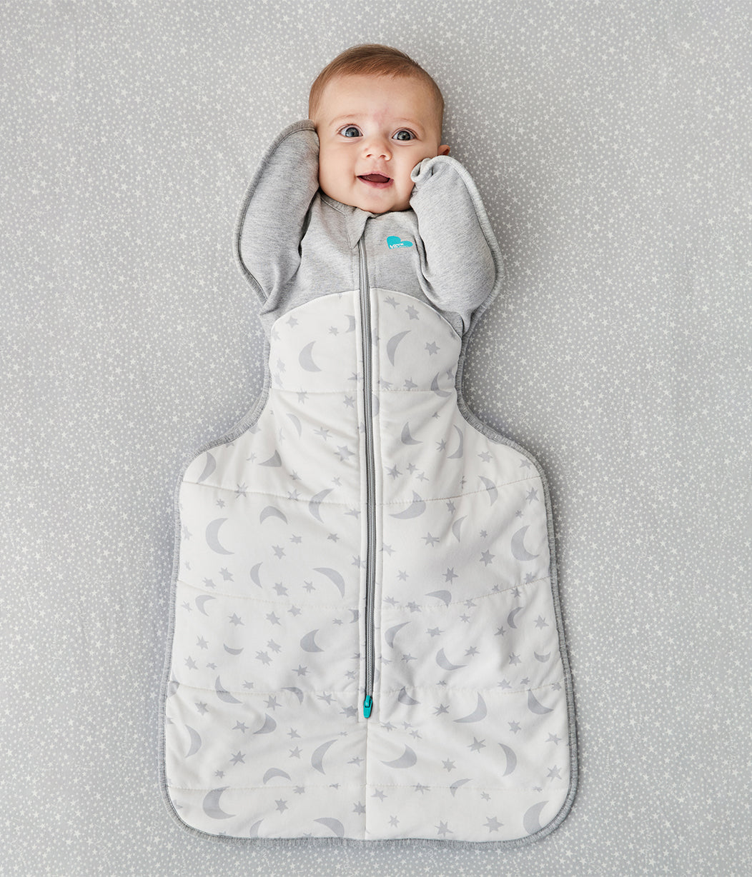 Swaddle Up™ 3.5 TOG (57-61°F) White Moonlight Quilted Cotton