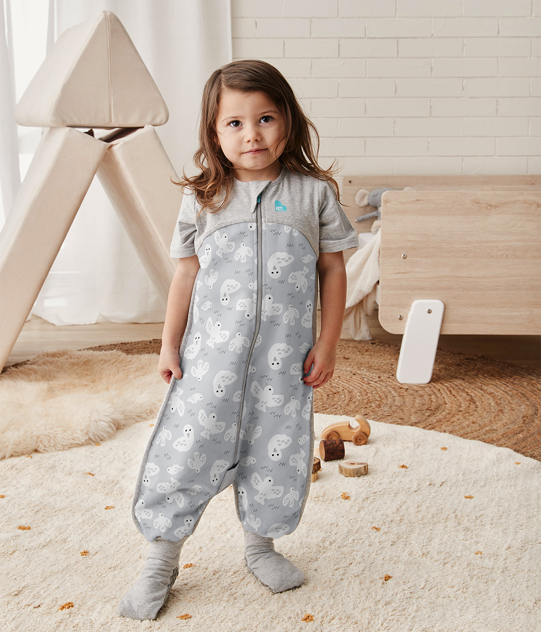 Sleep Suit Mild Organic Gray Doves