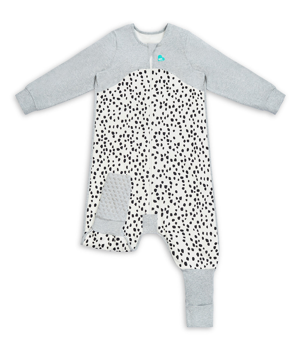 Sleep Suit Long Sleeve Mild Organic Animal White