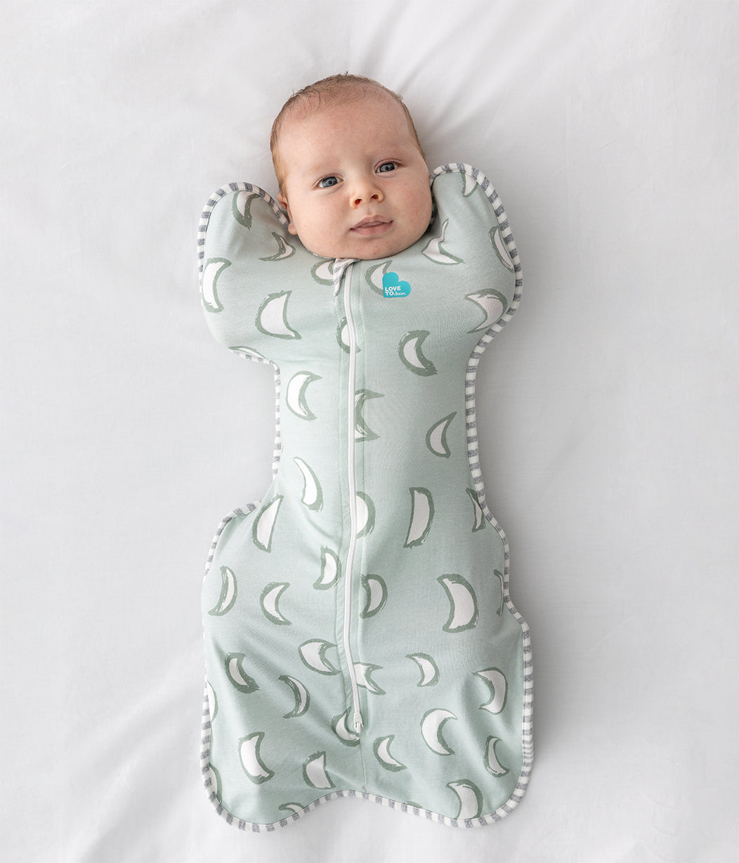 Swaddle Up™ 1.0 TOG (68-75°F) Olive Eclipse Original Cotton