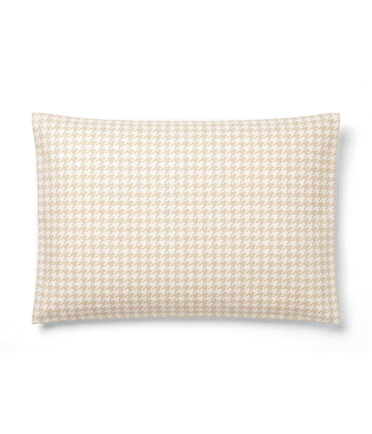 HushDry™ 2-in-1 Waterproof Standard Pillowcase Viscose from Bamboo Tan Houndstooth