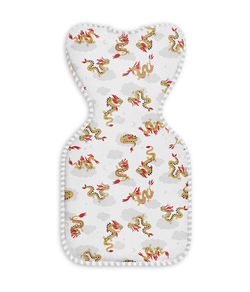 Swaddle Up™ 1.0 TOG (68-75°F) White Dragon Original Cotton