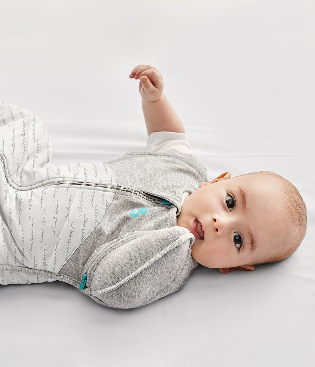 Swaddle Up™ Transition Bag 2.5 TOG (61-68°F) White Dreamer Quilted Cotton