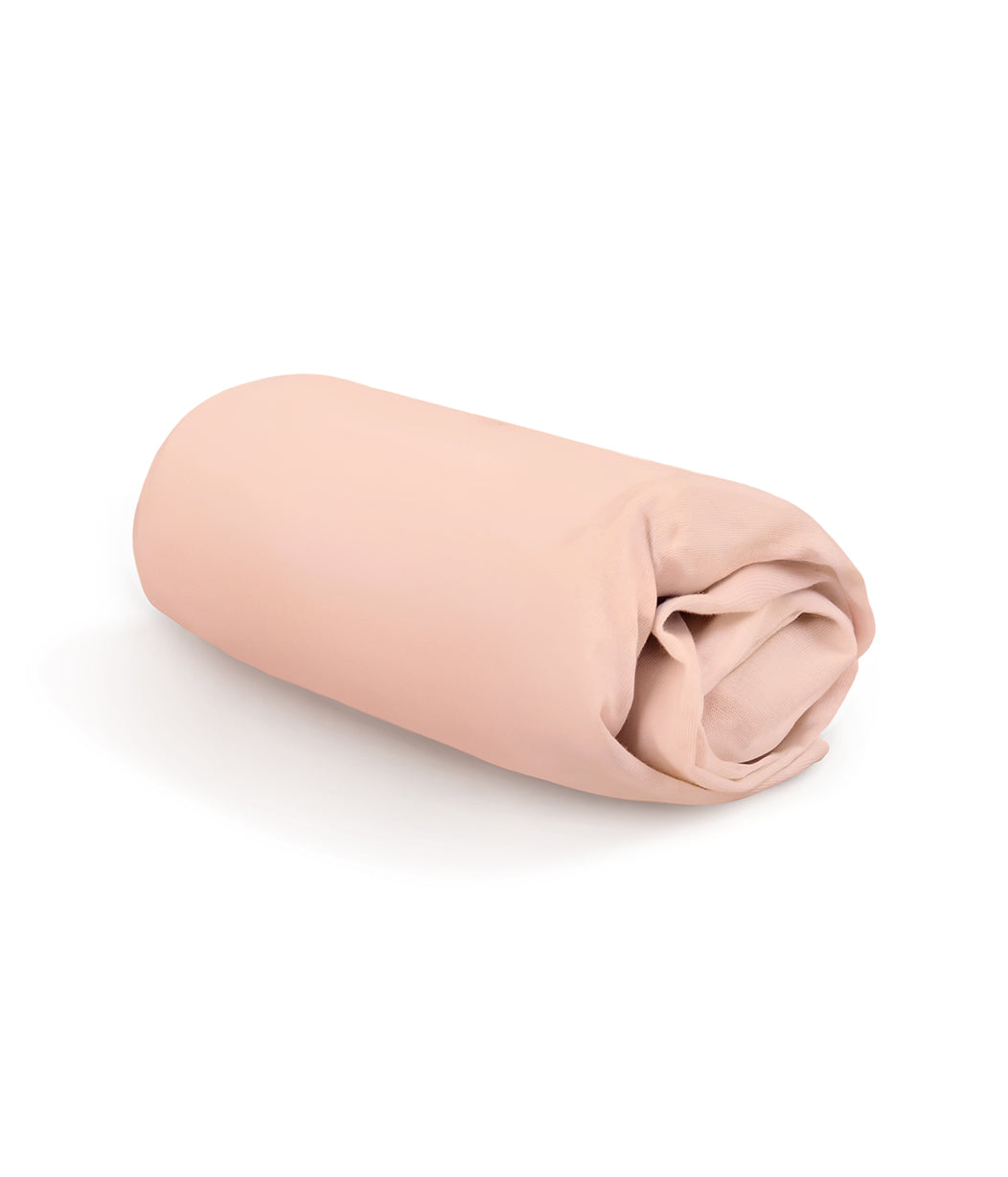 HushDry™ 2-in-1 Waterproof Fitted Queen Sheet Viscose from Bamboo Blush