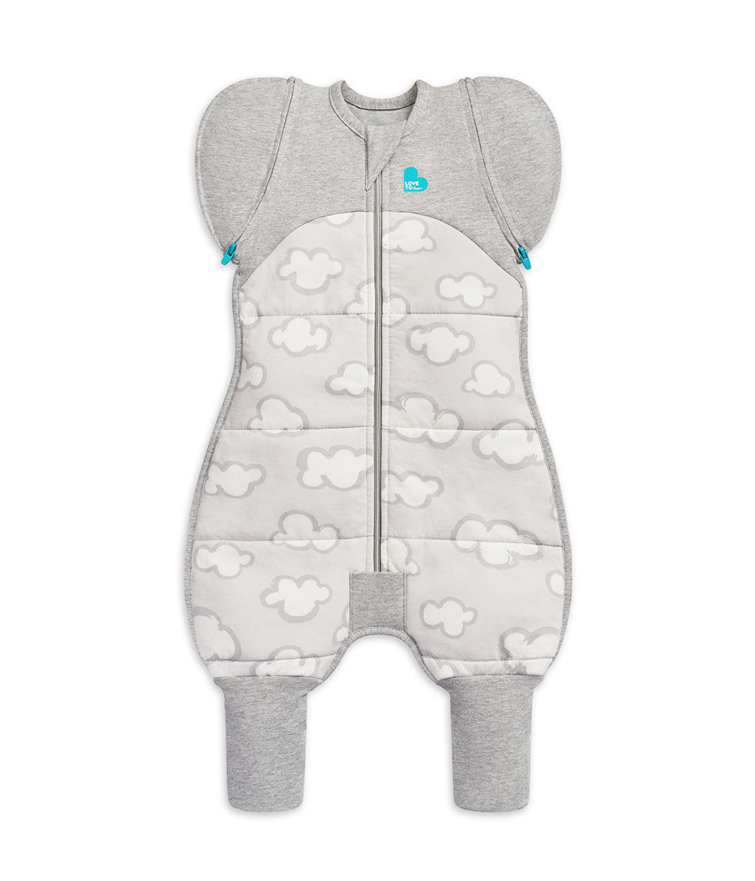 Swaddle Up™ Transition Suit 2.5 TOG (61-68°F) Gray Daydream Quilted Cotton