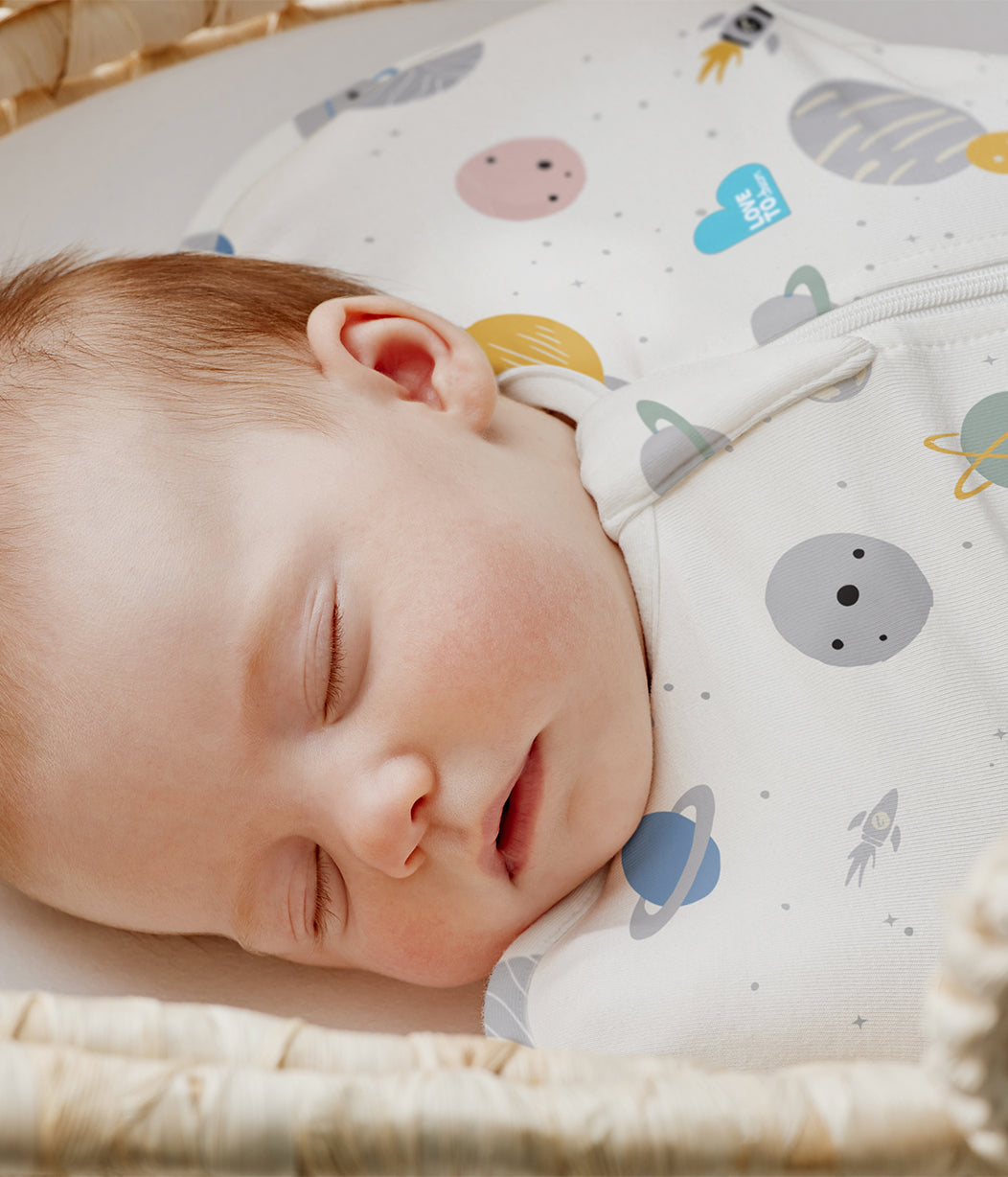 Swaddle Up™ 0.2 TOG Cotton White Space