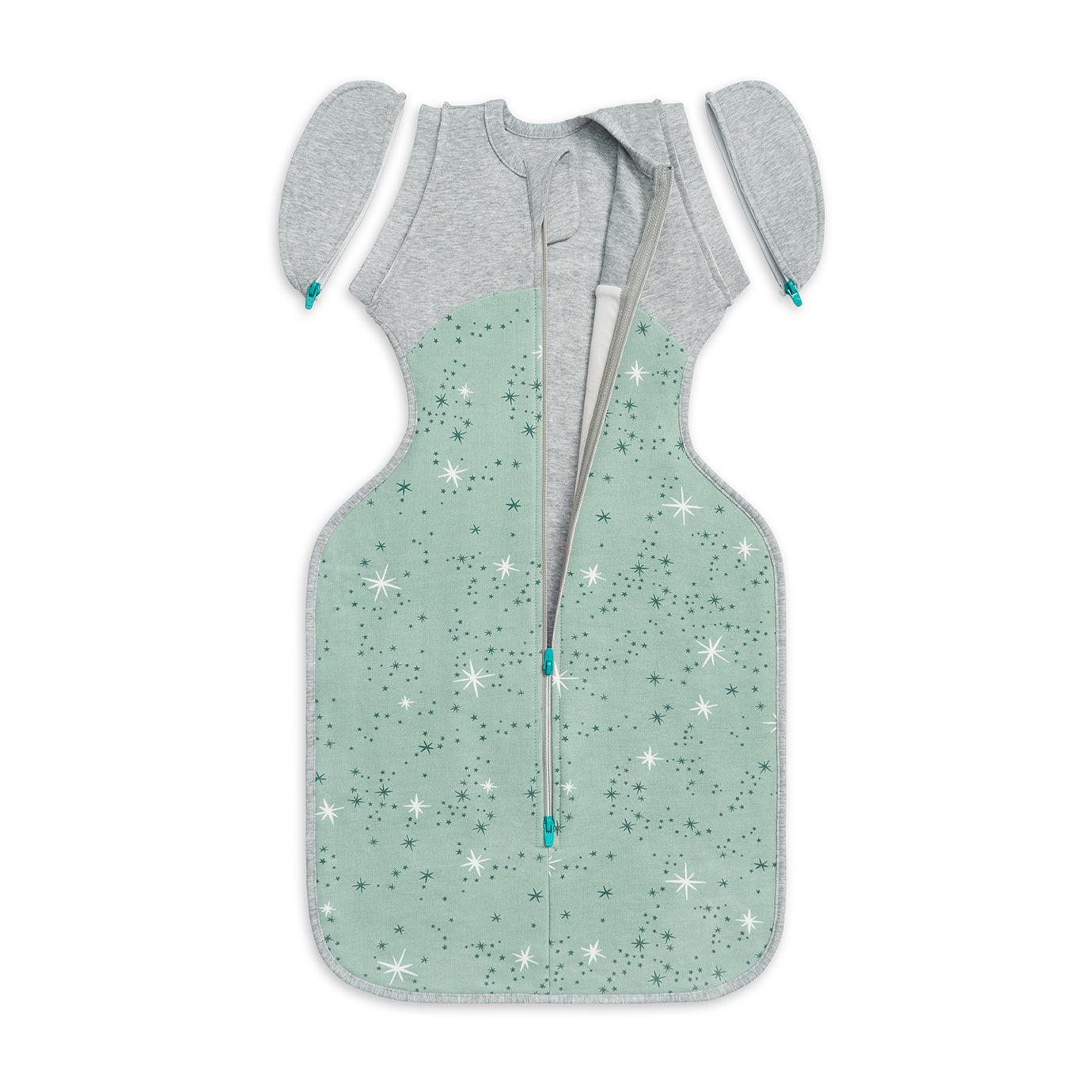 Swaddle Up™ Transition Bag 1.0 TOG (68-75°F) Olive North Star Cotton Fleece