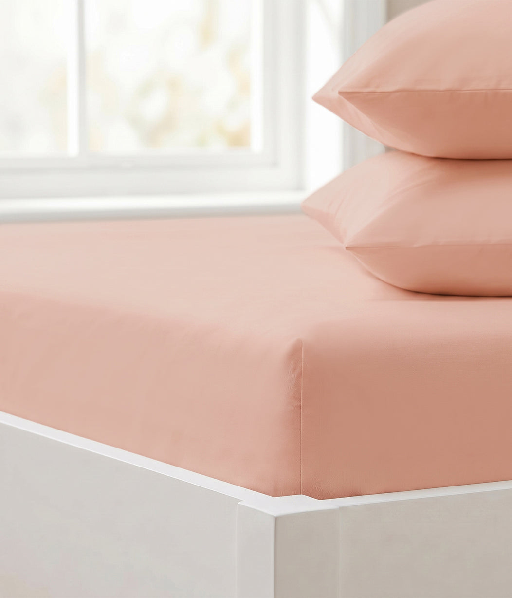 HushDry™ 2-in-1 Waterproof Twin Sheet Viscose from Bamboo Blush