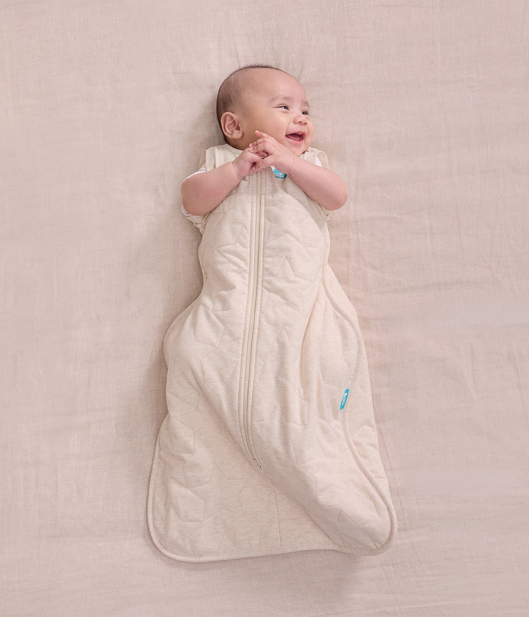 Swaddle Up™ 2-in-1 Transition Bag 2.5 TOG Quilted Cotton Oatmeal Marl Starturn Quilted