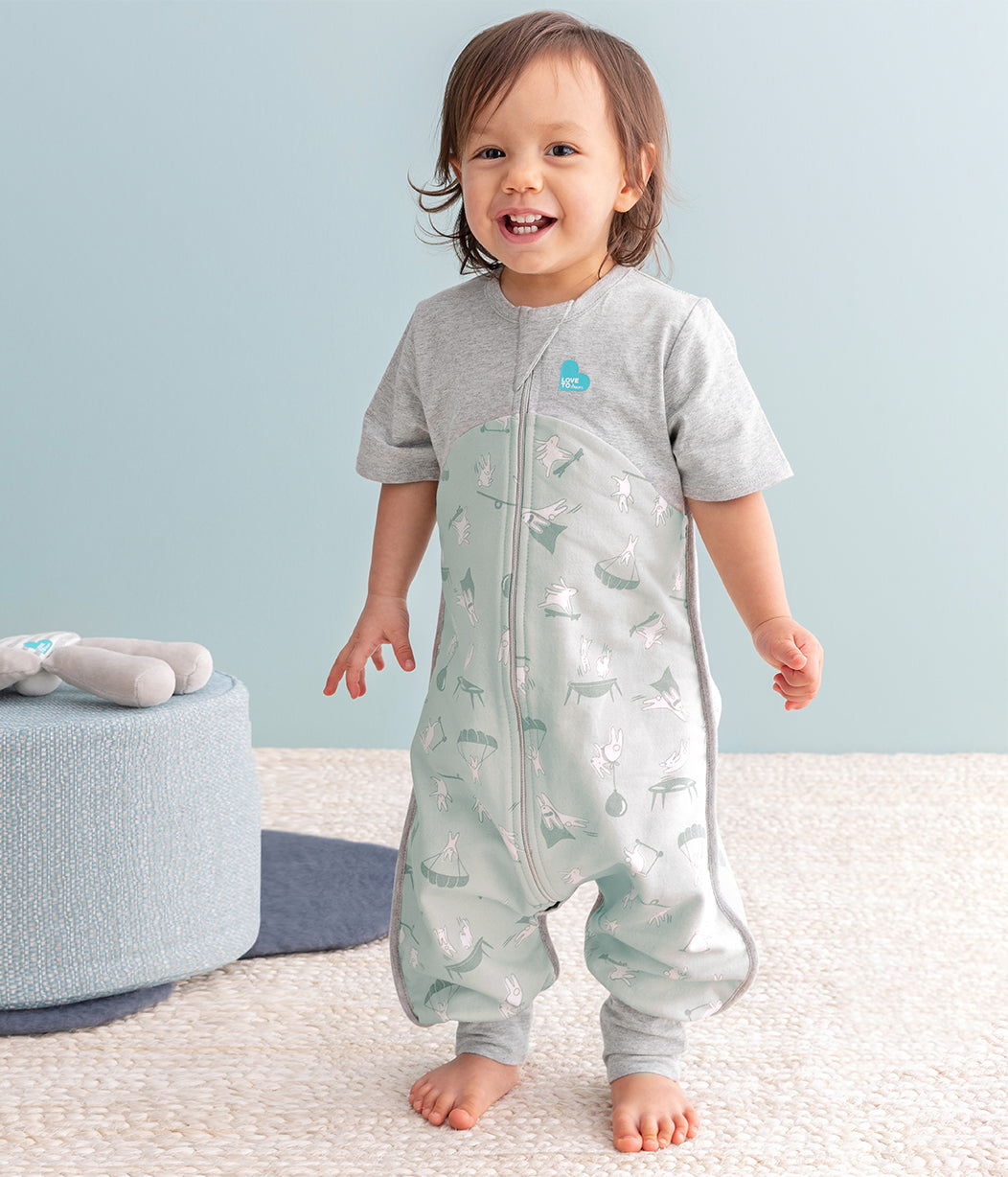 Sleep Suit Mild Organic Daredevil Bunny Olive