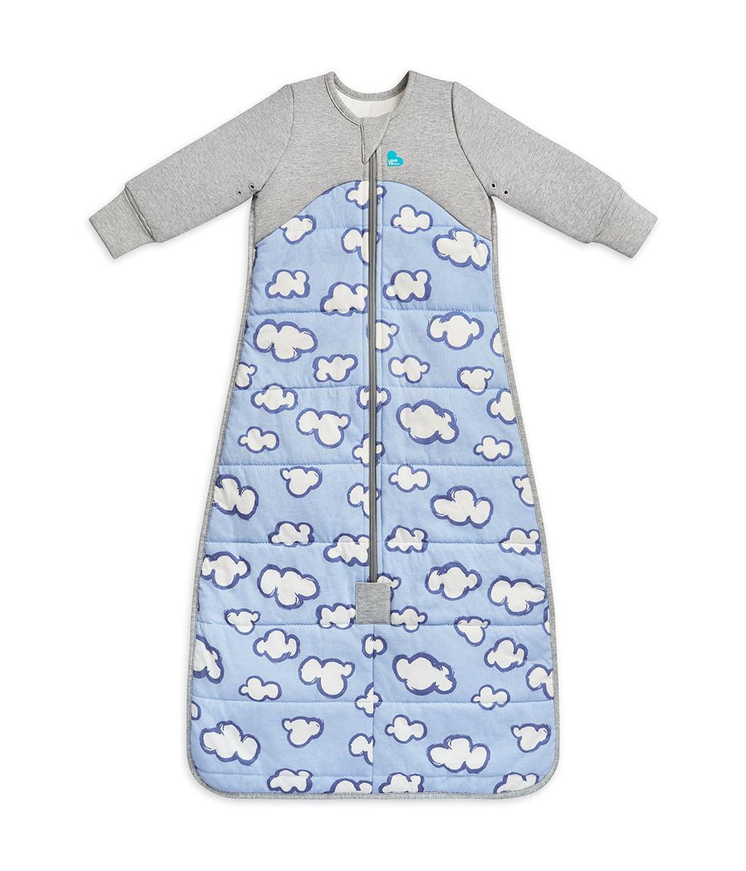 Sleep Bag Long Sleeve 2.5 TOG Cotton Blue Daydream