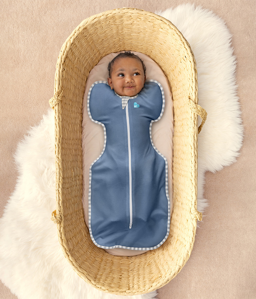 Swaddle Up™ 1.0 TOG (68-75°F) Denim Original Cotton