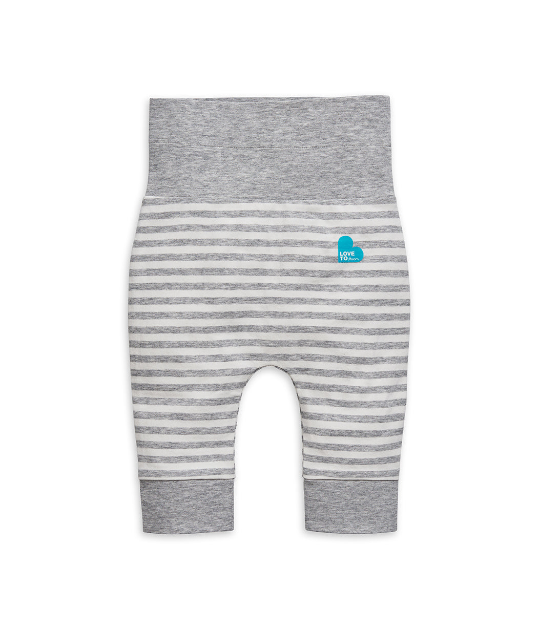 Leggings Gray Stripe Cotton