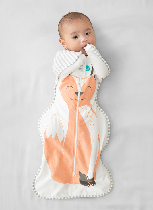 Swaddle Up™ 1.0 TOG Cotton Orange Lyric The Fox™