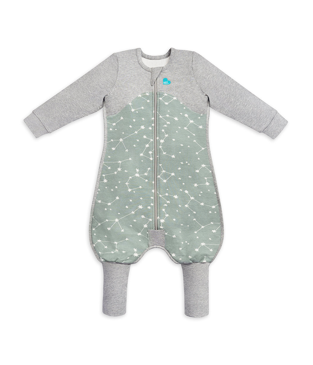 Sleep Suit Long Sleeve Mild Organic Stellar Olive