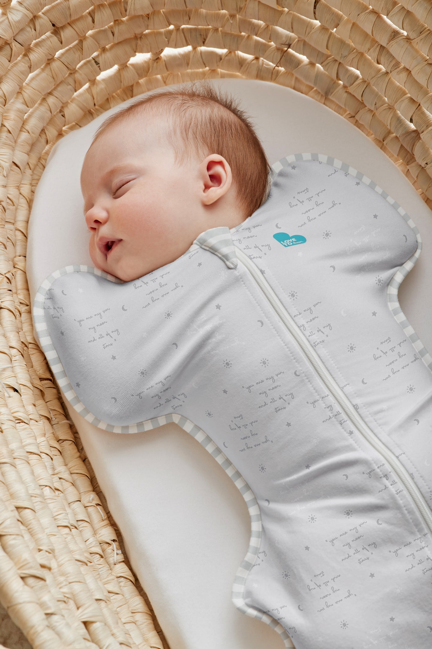 Swaddle Up™ Lite 0.2 TOG Light You Are My Gray