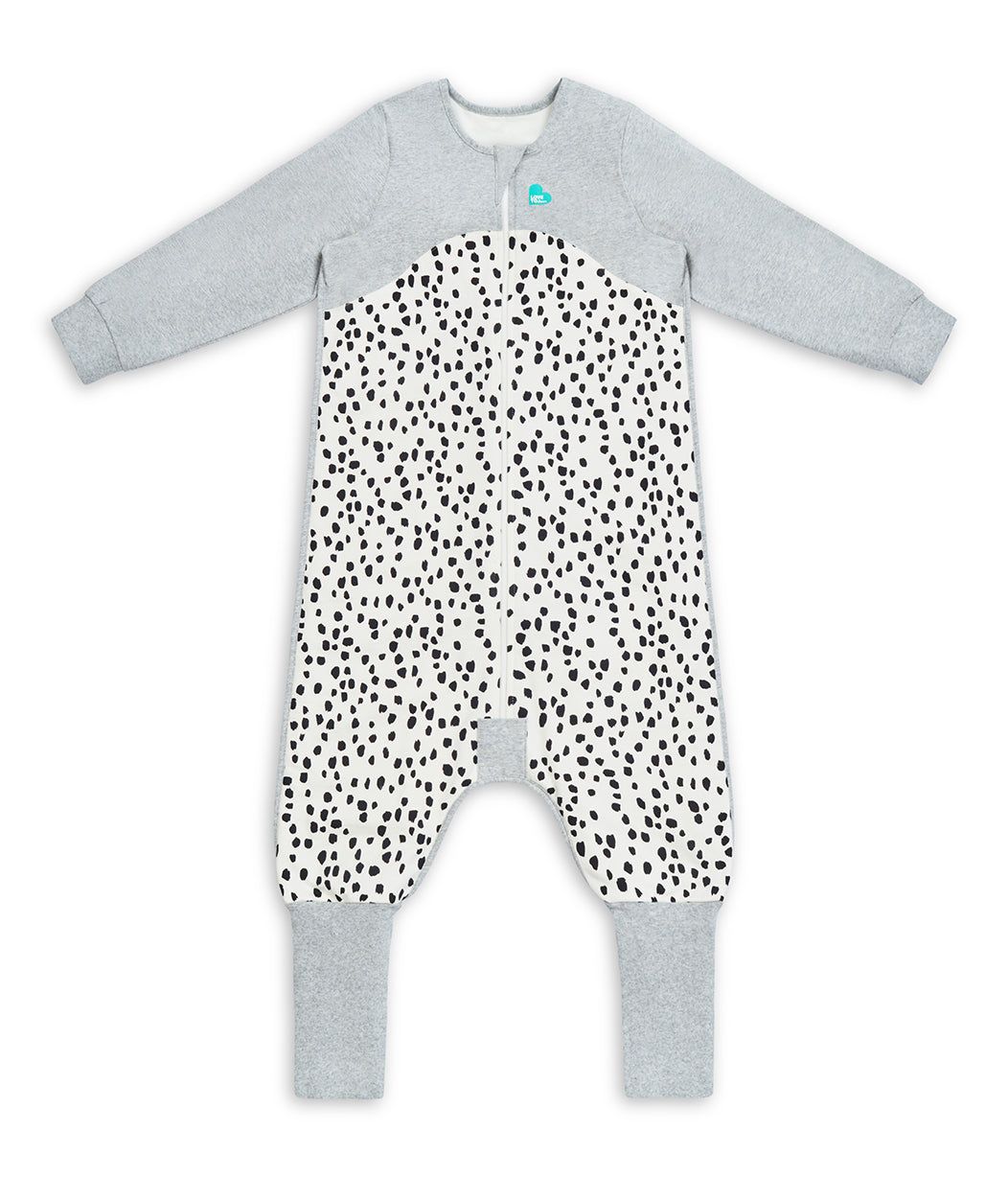 Sleep Suit Long Sleeve Mild Organic Animal White