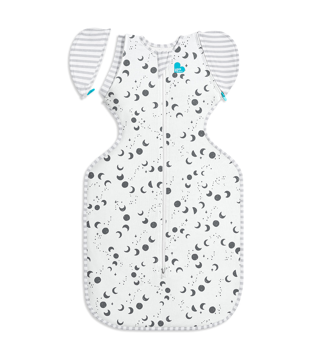 Swaddle Up™ Transition Bag 0.2 TOG (75-81°F) White Moonscape Viscose from Bamboo