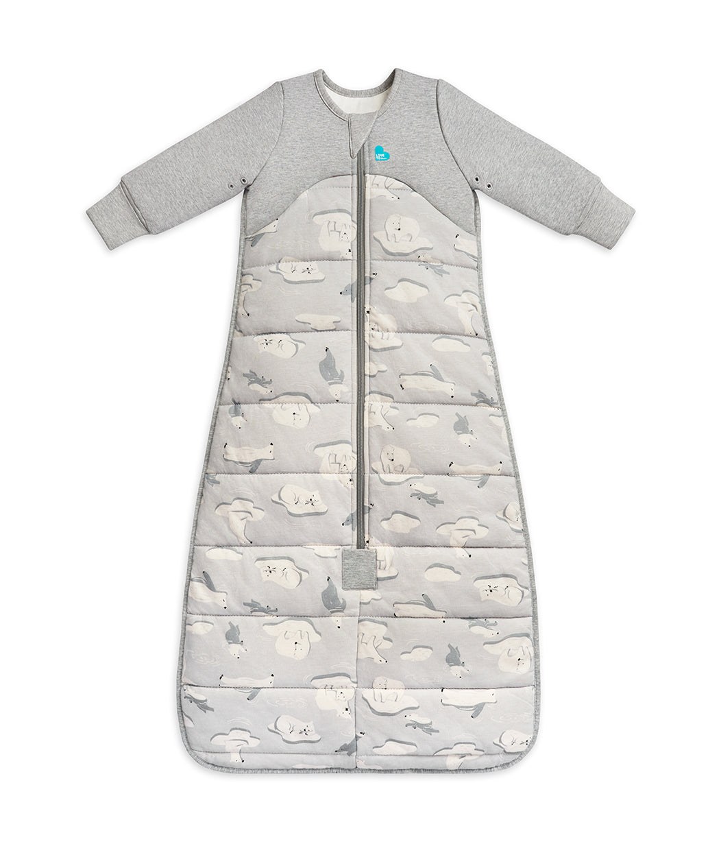 Sleep Bag 3.5 TOG (57-61°F) Gray South Pole Quilted Cotton