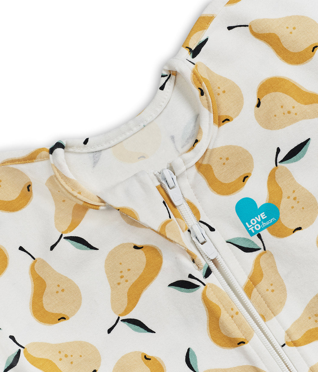 Swaddle Up™ Original 1.0 TOG Pear Print Ochre (Designer Collection)