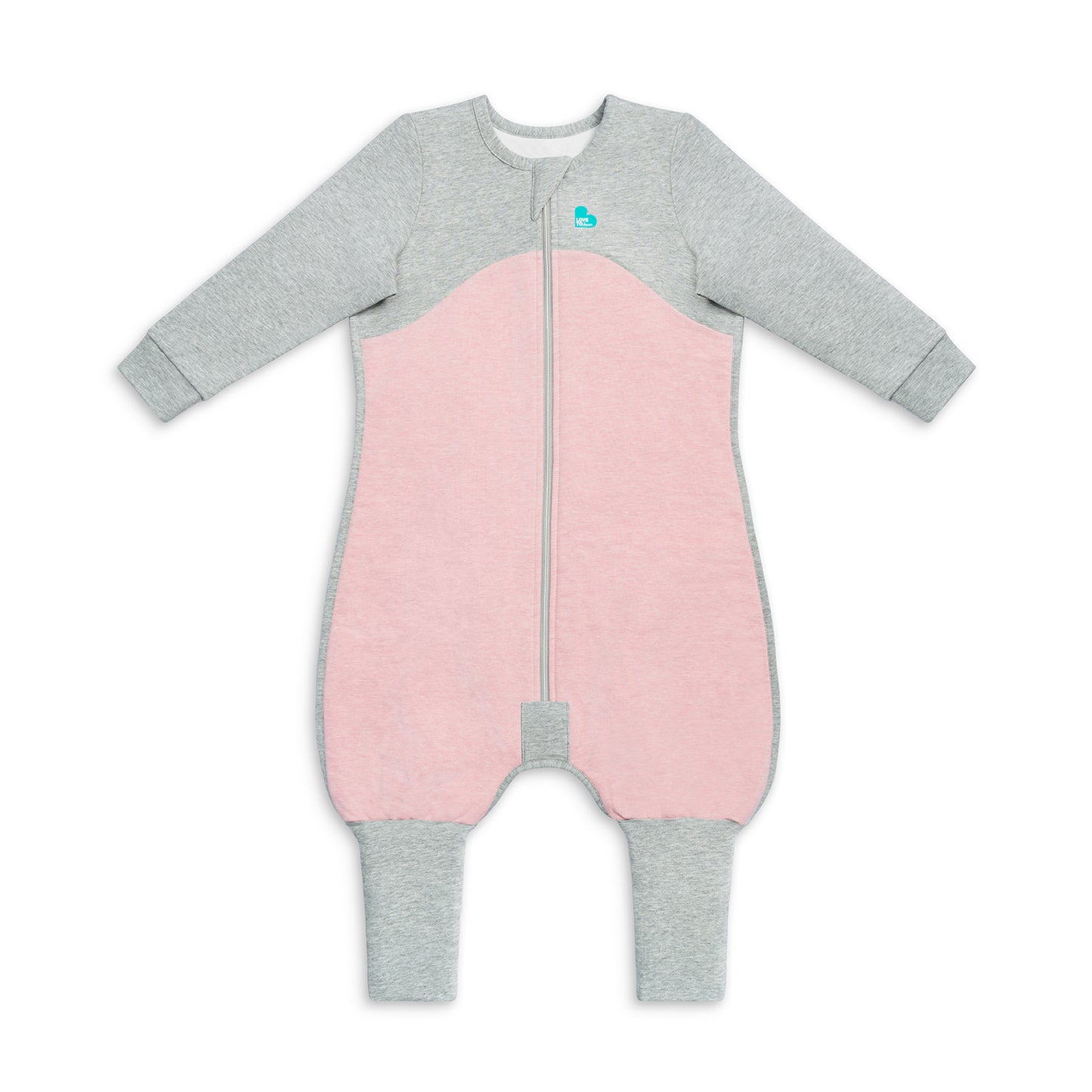 Sleep Suit Long Sleeve Mild Organic Stardust Pink