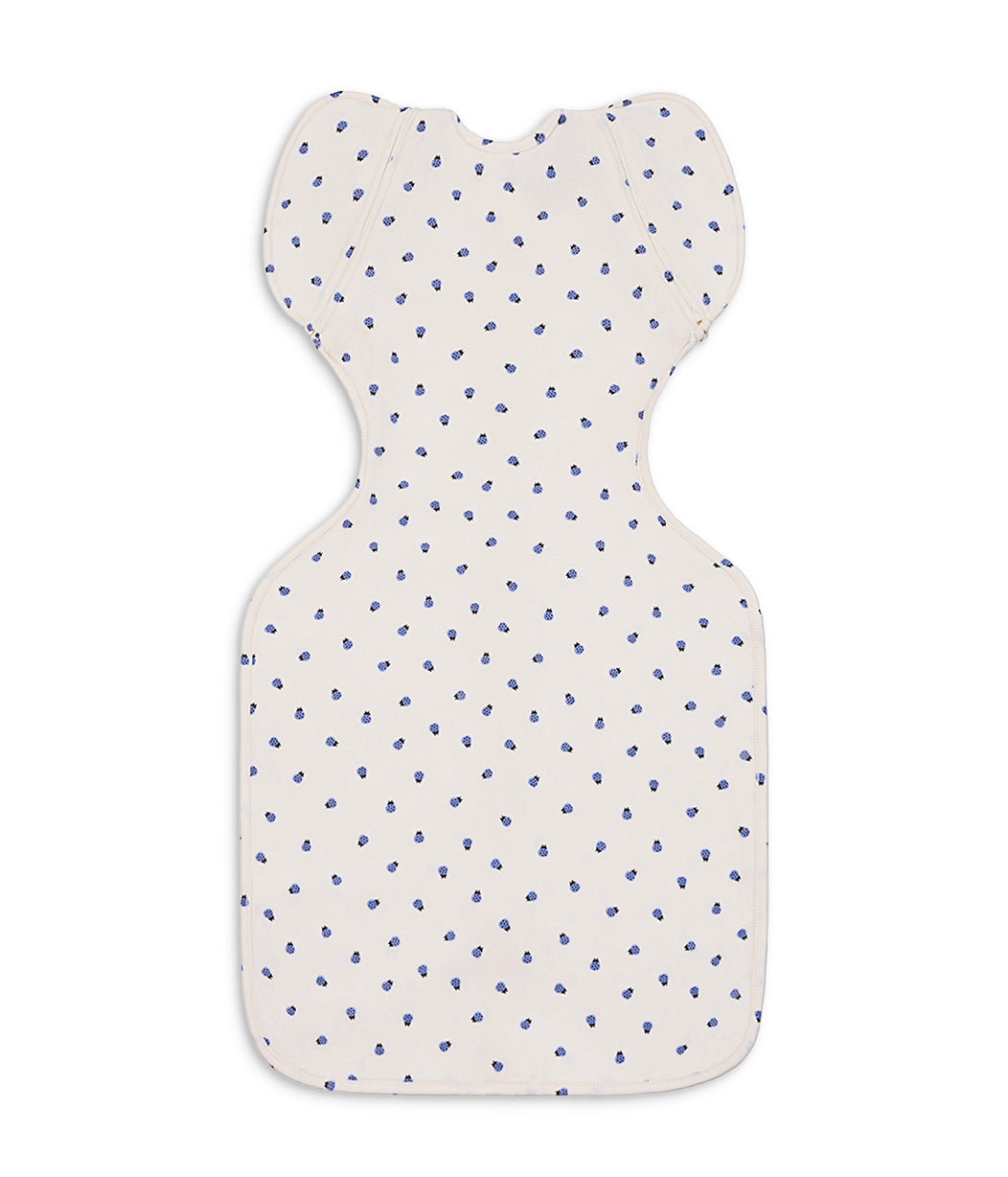 Swaddle Up™ 2-in-1 Transition Bag 0.2 TOG Cotton Cream Bugsy Blue