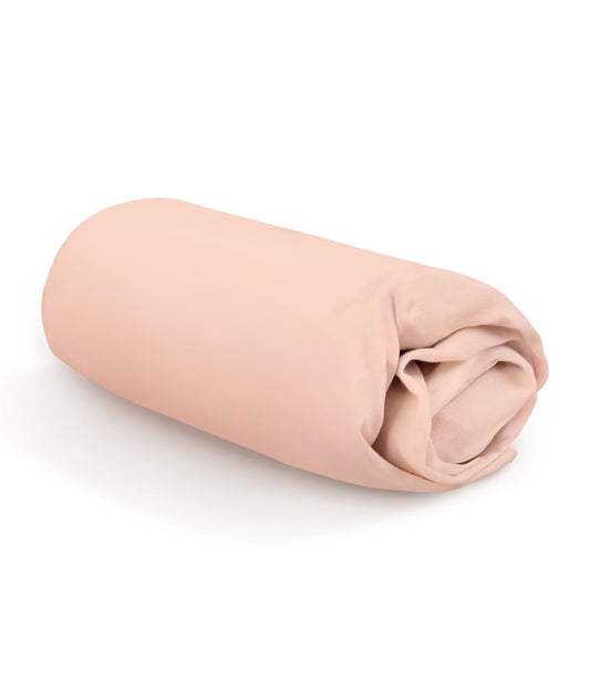 HushDry™ 2-in-1 Waterproof Fitted Crib Sheet Viscose from Bamboo Blush