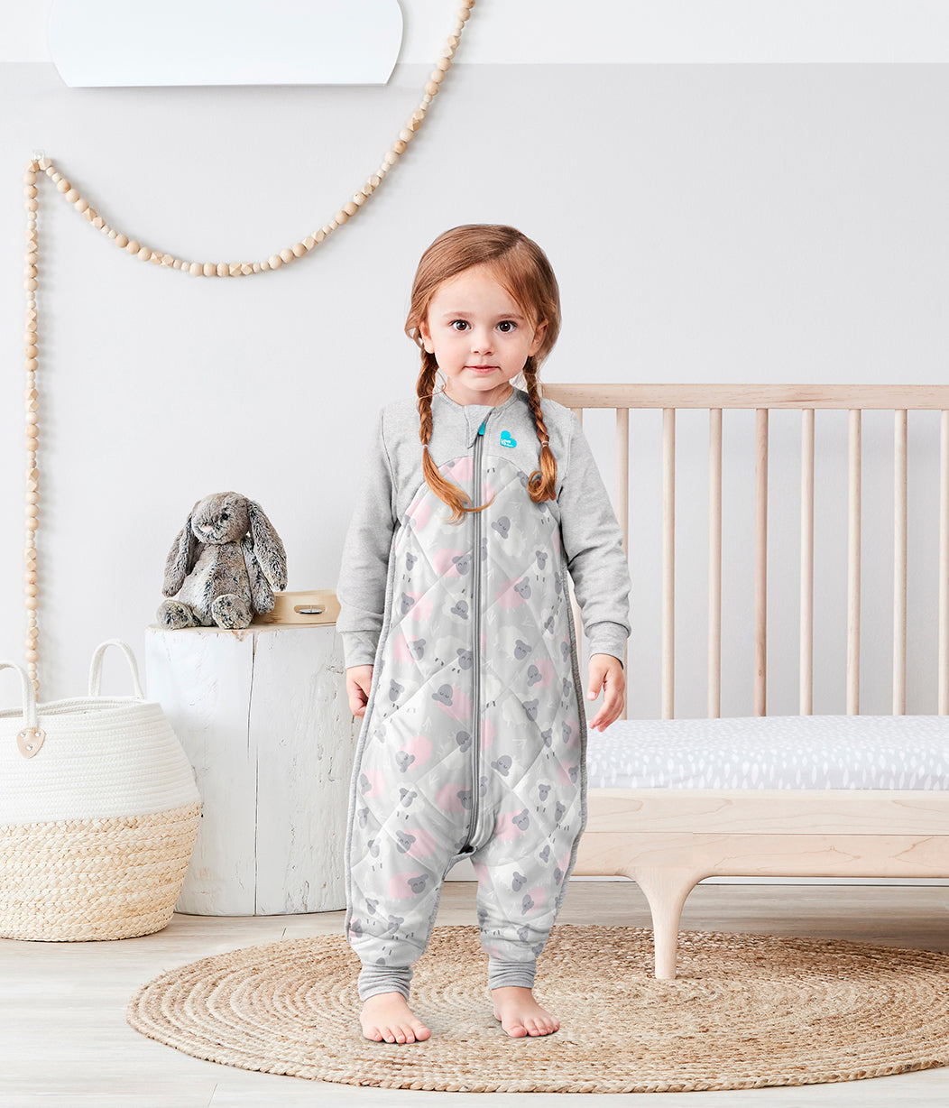 Love To Dream™ Organic Sleep Suit with Australian Merino Wool 2.5 TOG Pink Sheep