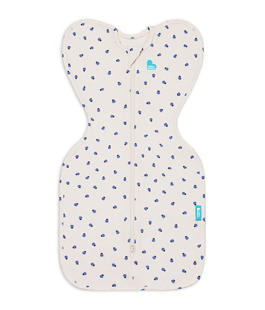 Swaddle Up™ 0.2 TOG Cotton Cream Bugsy Blue